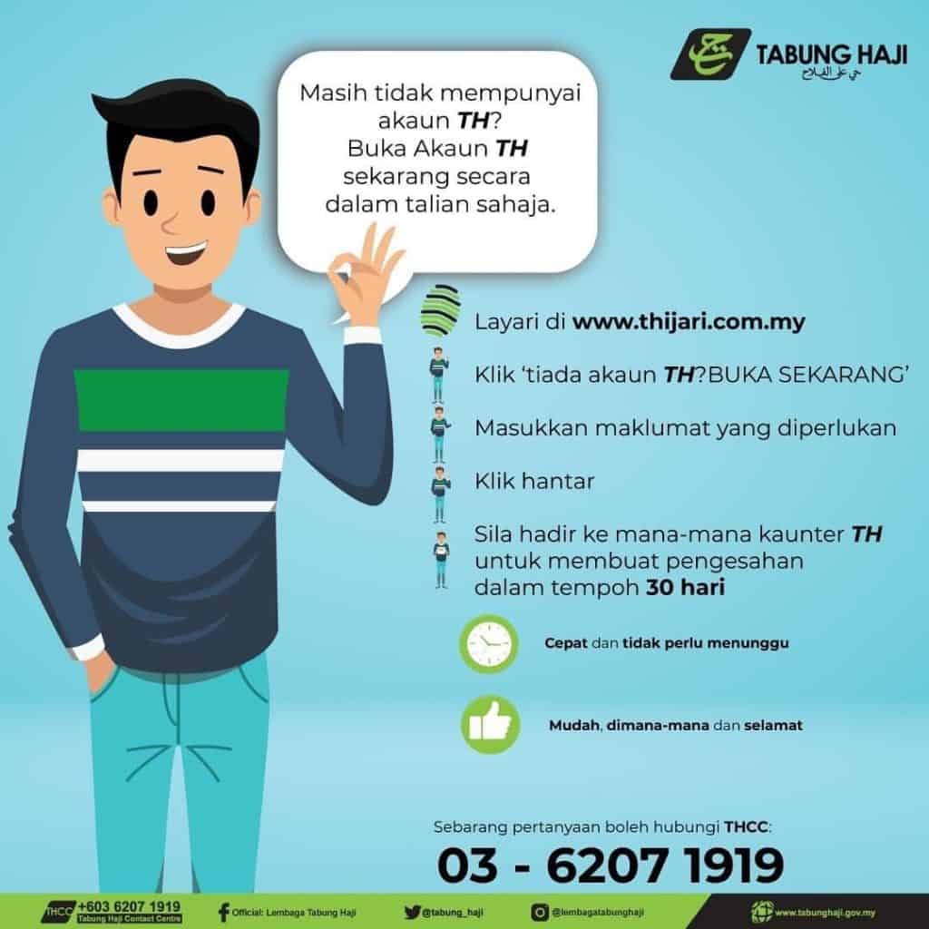 Buka Akaun Tabung Haji