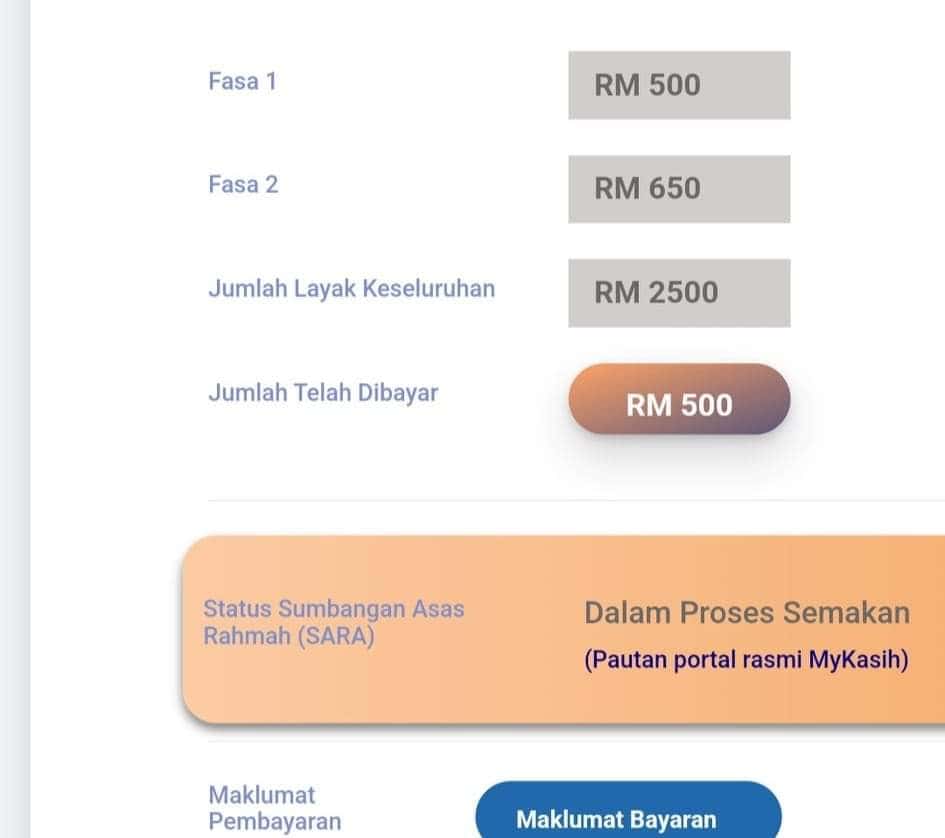 Semak Status Bayaran STR