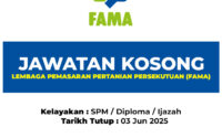 Jawatan Kosong FAMA 2025
