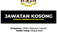 Jawatan Kosong Lembaga Peperiksaan