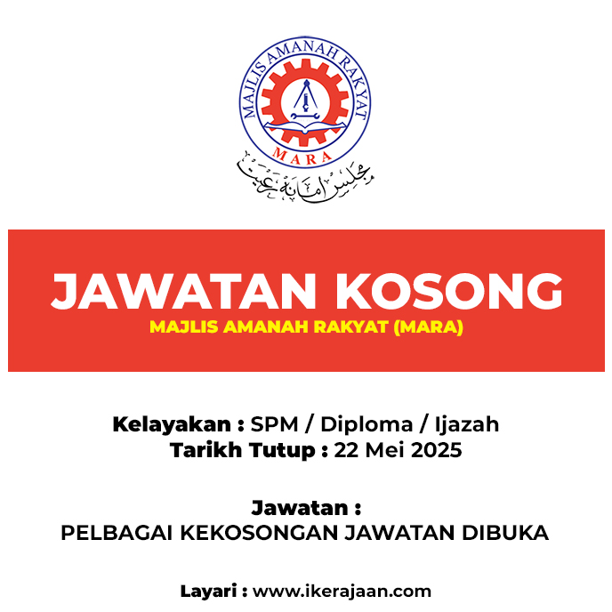 Jawatan Kosong MARA 2025