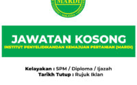jawatan kosong 2025 mardi