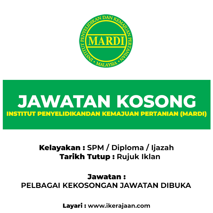 jawatan kosong 2025 mardi