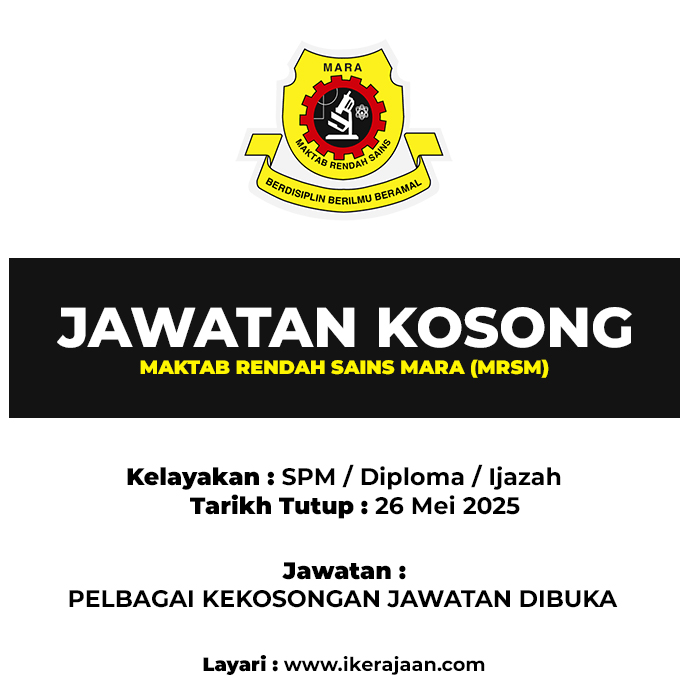 Jawatan Kosong MRSM