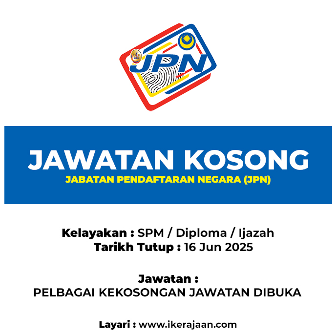 Jawatan Kosong Di JPN