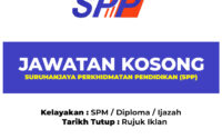 jawatan kosong di spp
