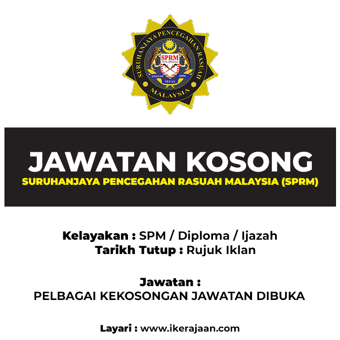 jawatan kosong di sprm