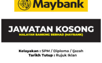 jawatan kosong di maybank