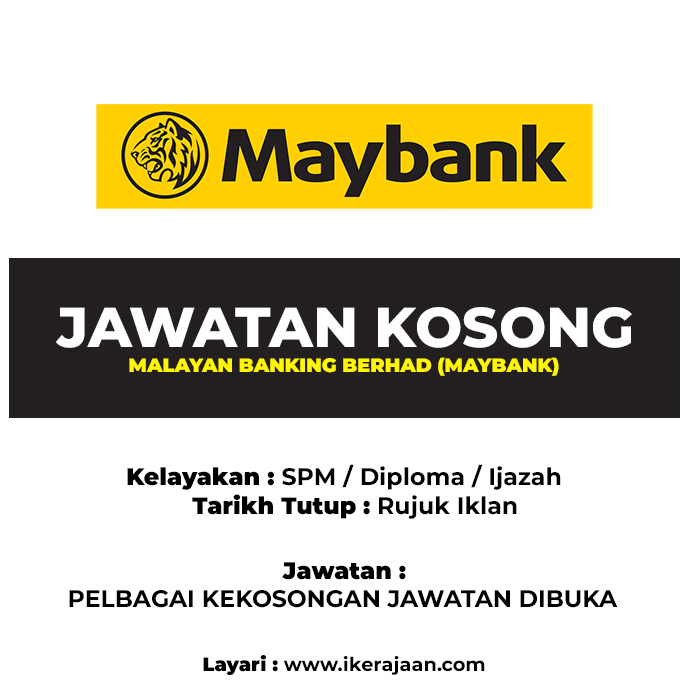 jawatan kosong di maybank