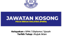 jawatan kosong di pdrm