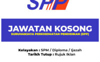 jawatan spp 2025