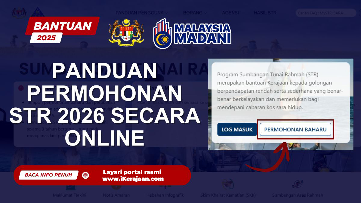 panduan permohonan str