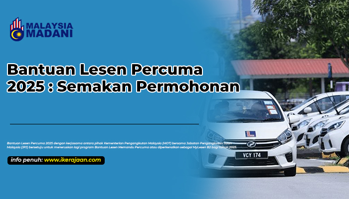 bantuan lesen percuma november