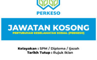 jawatan kosong perkeso 2025