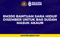 RM200 bantuan sara