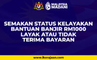 semakan bantuan banjir