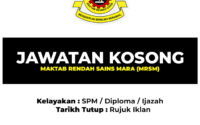 jawatan mrsm 2026