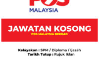 jawatan pos malaysia berhad