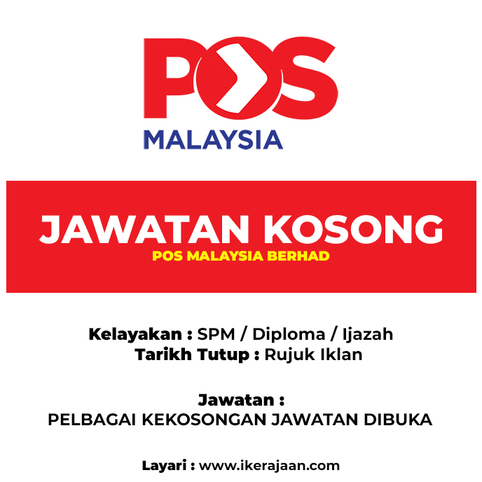 jawatan pos malaysia berhad