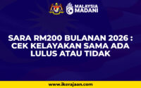 sara rm200 bulanan 2026