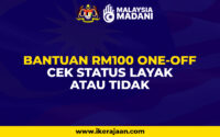 bantuan rm100 one off