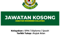 jawatan kosong imigresen 2026