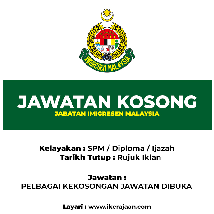jawatan kosong imigresen 2026
