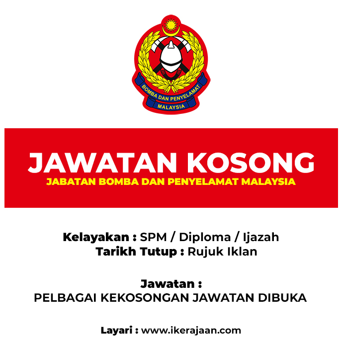 jawatan kosong bomba 2026