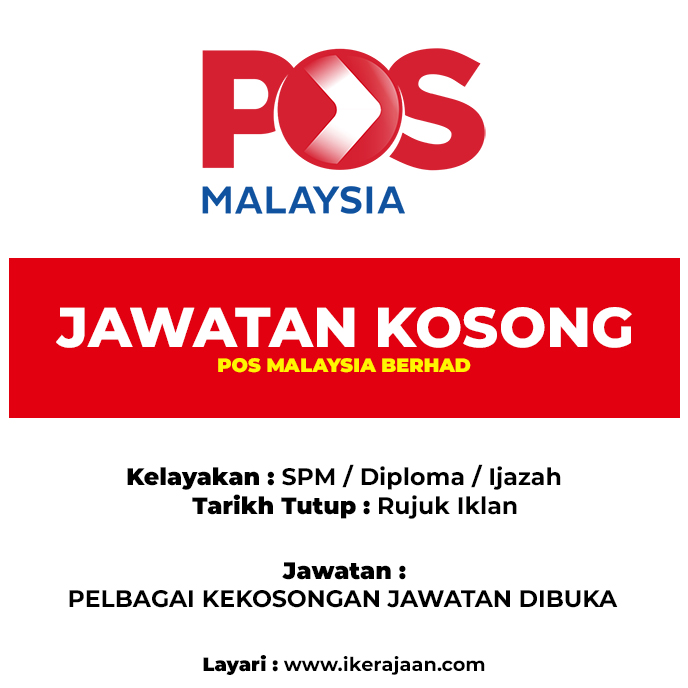 jawatan kosong pos malaysia berhad